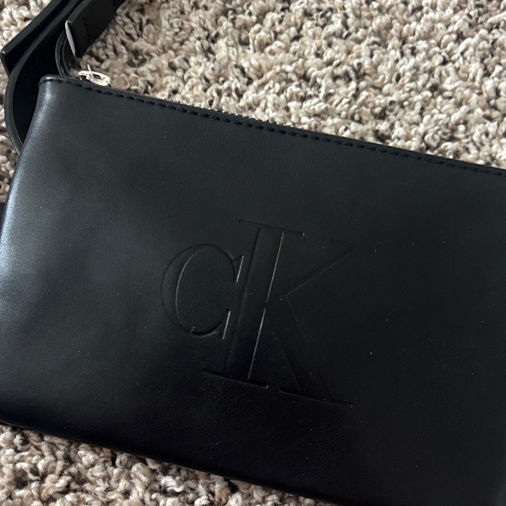 Calvin Klein Black Belt Bag for Men